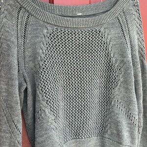 Lululemon Be Present Cropped Knit Sweater